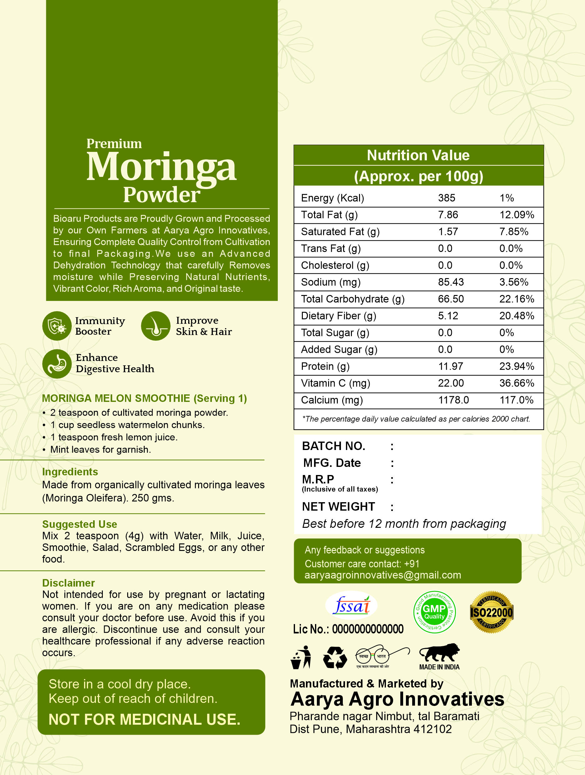 Moringa Powder