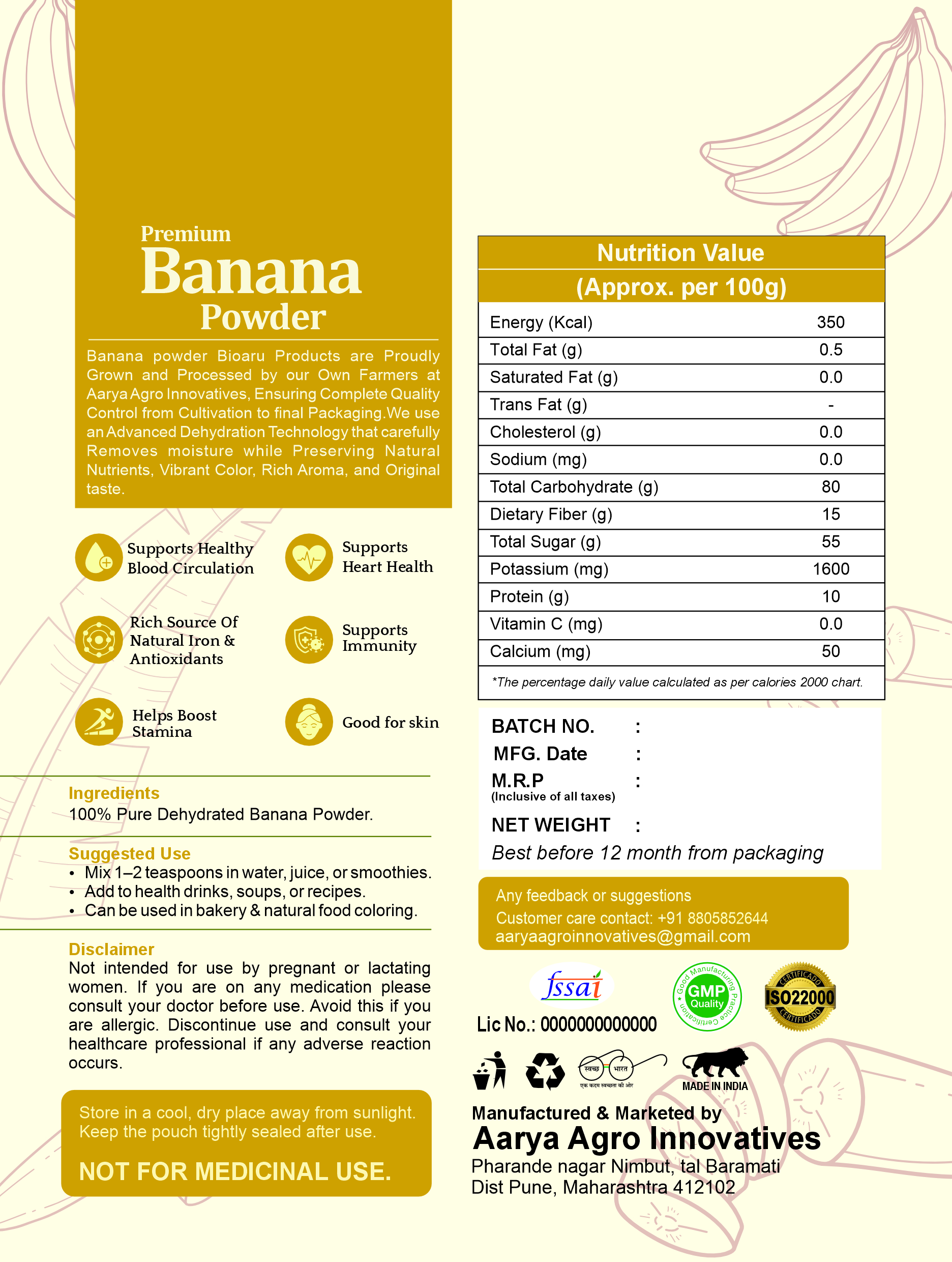 Banana Powder